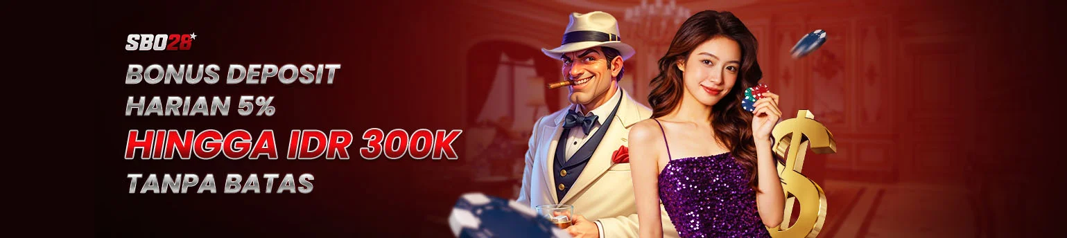 Promosi SBO28 - Bonus Deposit Harian